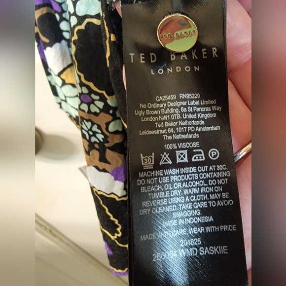 Ted Baker London Saskiie Dress, US Size 8-10, TB Size 4. Worn only once! - Picture 5 of 8